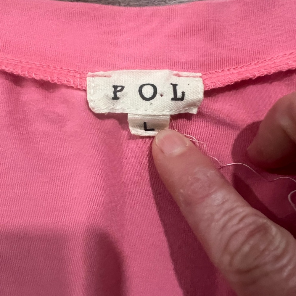 Pol Button Basic Knit Tank Top - Bubblegum Pink - image 5
